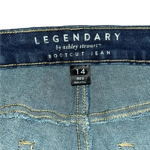 Ashley Stewart High-Waist Legendary Boot Cut Jeans - Picture 11 of 13